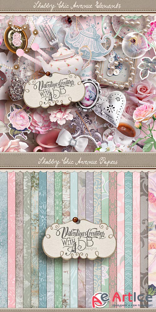 Scrap - Shabby Chic Avenue JPG and PNG