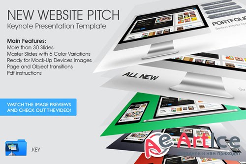 New Website Pitch - Creativemarket 37299