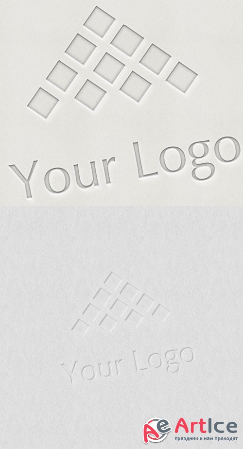 Logo Mock-ups - LetterPress Style - Creativemarket 4733