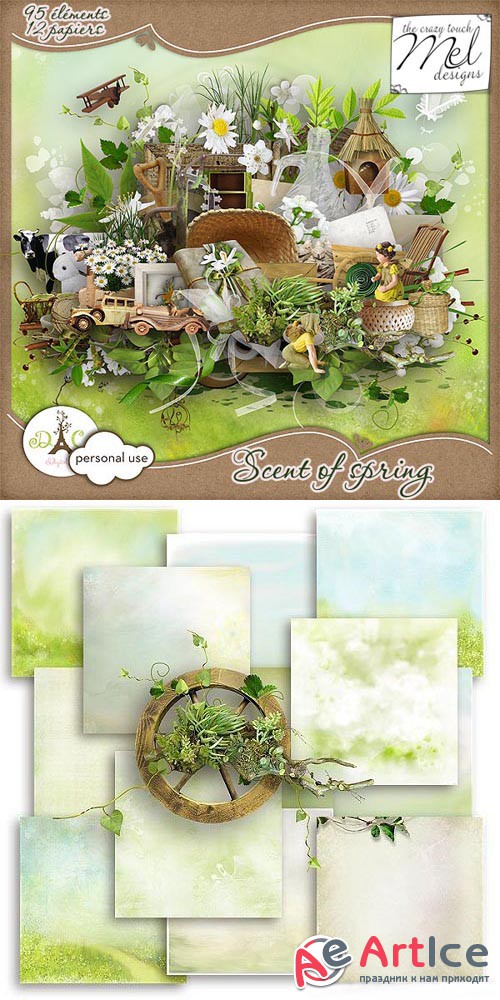 Scrap - Scent of Spring JPG and PNG