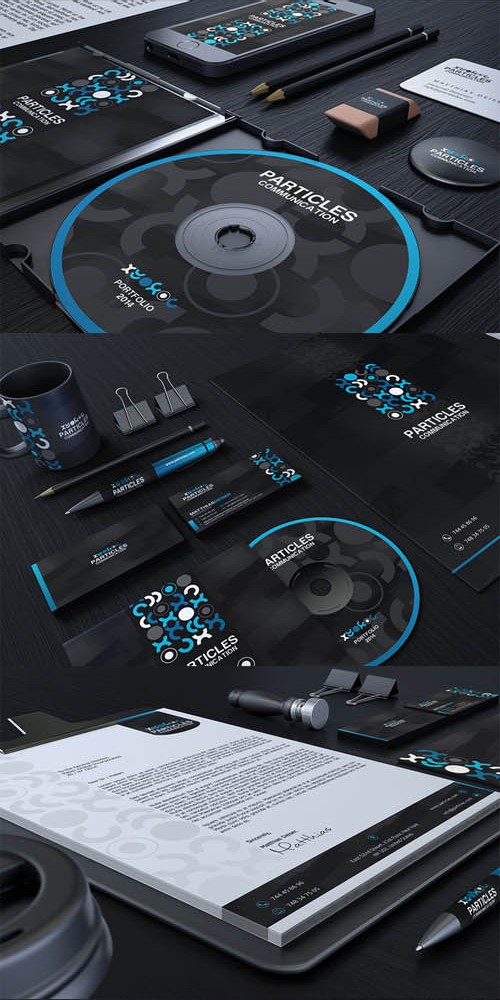 Black And Blue Corporate Identity