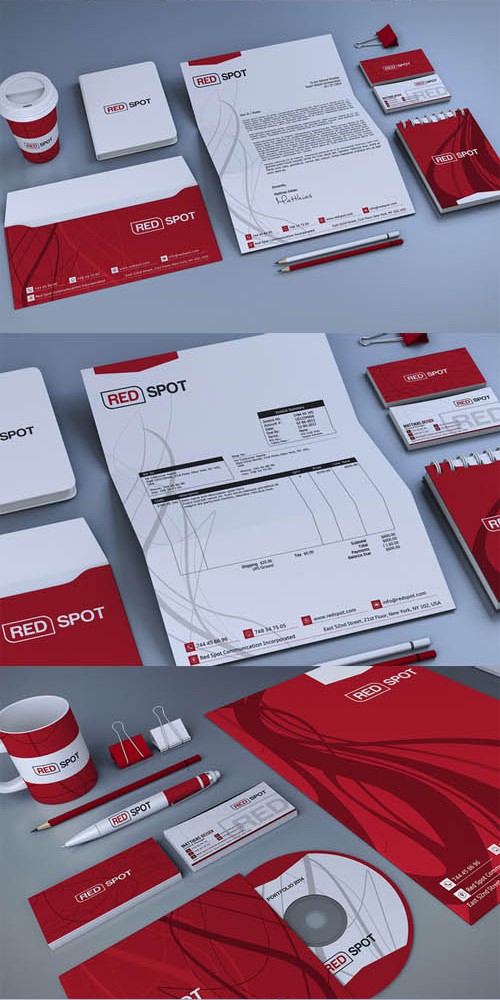 Red Corporate Identity