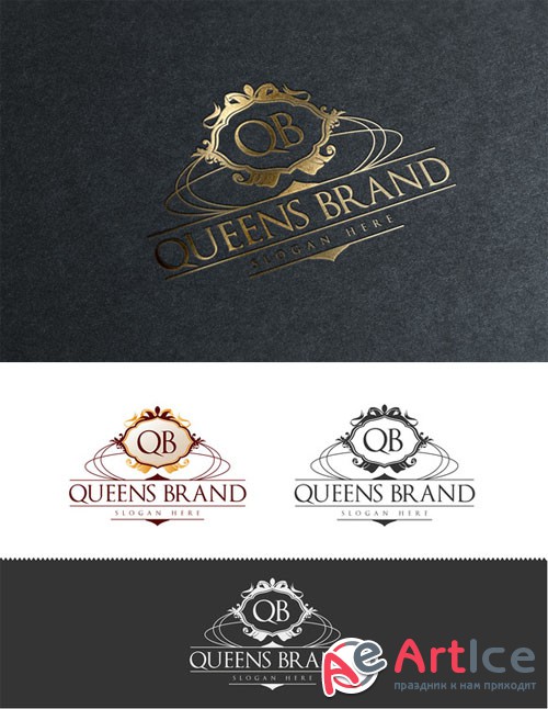 Queens Brand Logo Template - CM 13595