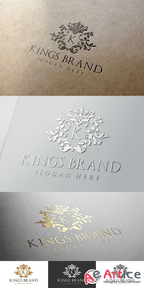 Kings Brand Logo Template - CM 15333