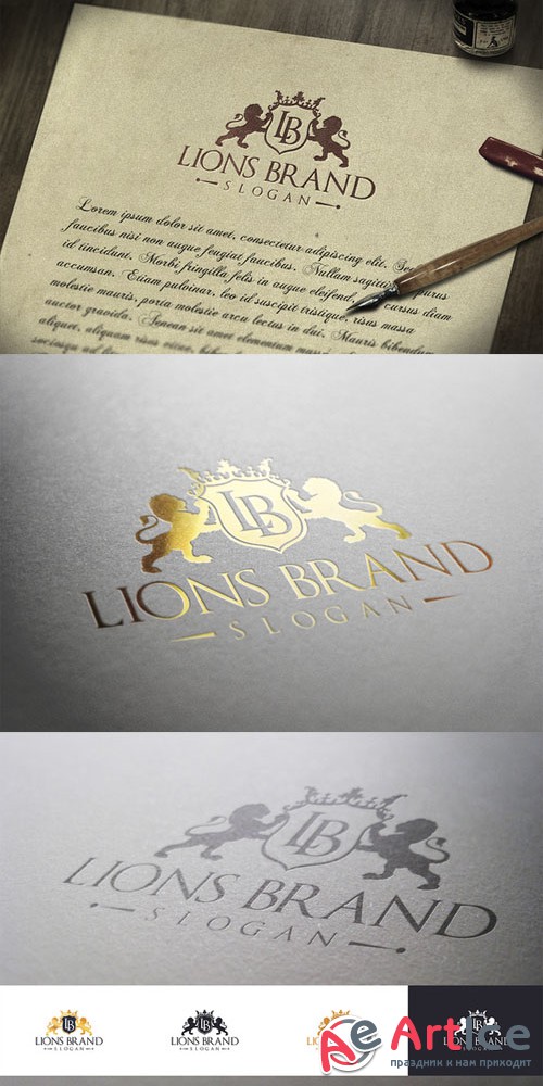 Lions Brand Logo - CM 24574