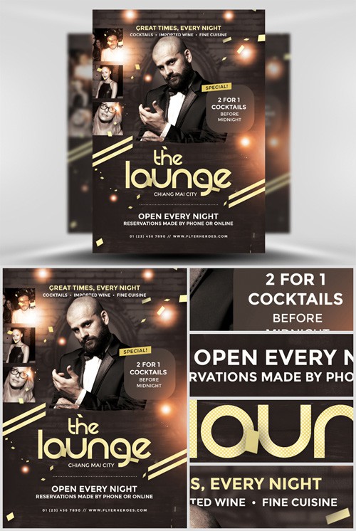 The Lounge Flyer Template