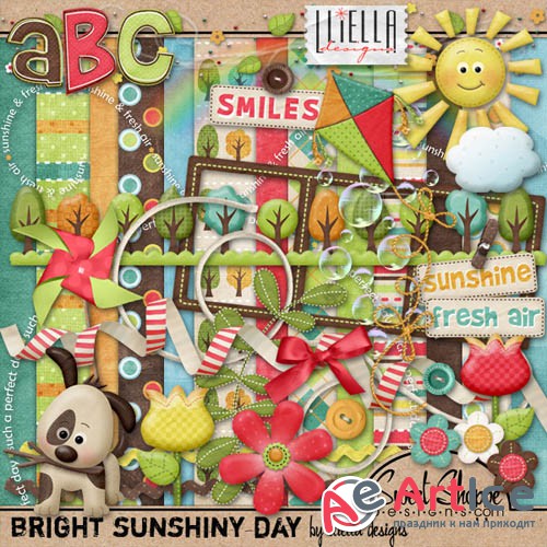 Scrap - Bright Sunshiny Day PNG and JPG