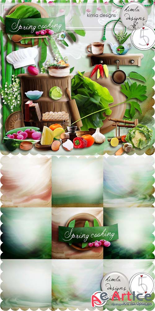 Scrap - Spring Cooking PNG and JPG