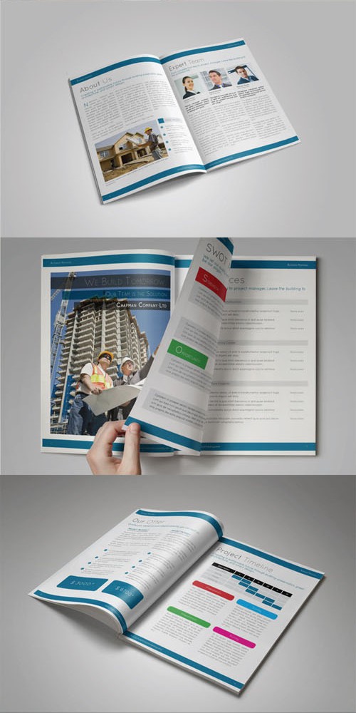 Business Proposal Template Indesign