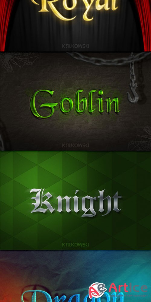 Medieval Text Effects - CM 214290
