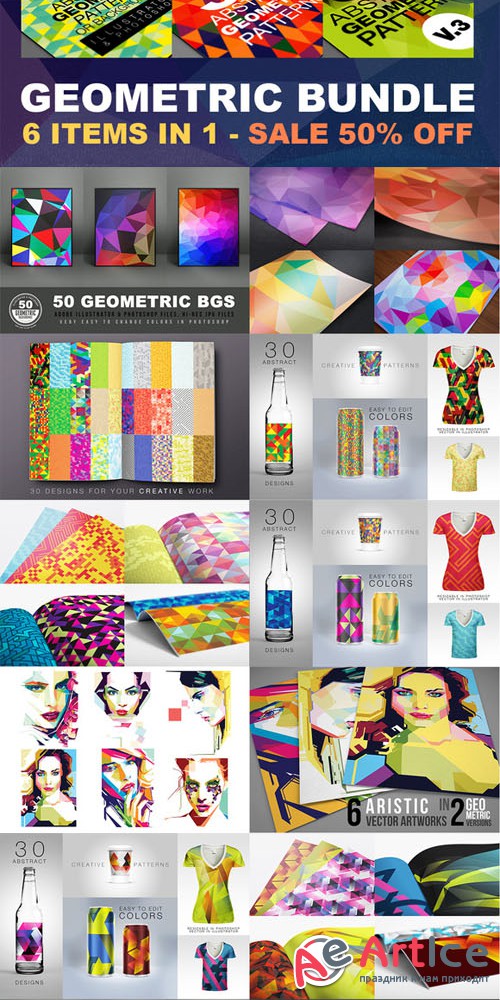 Geometric Bundle - Creativemarket 28125