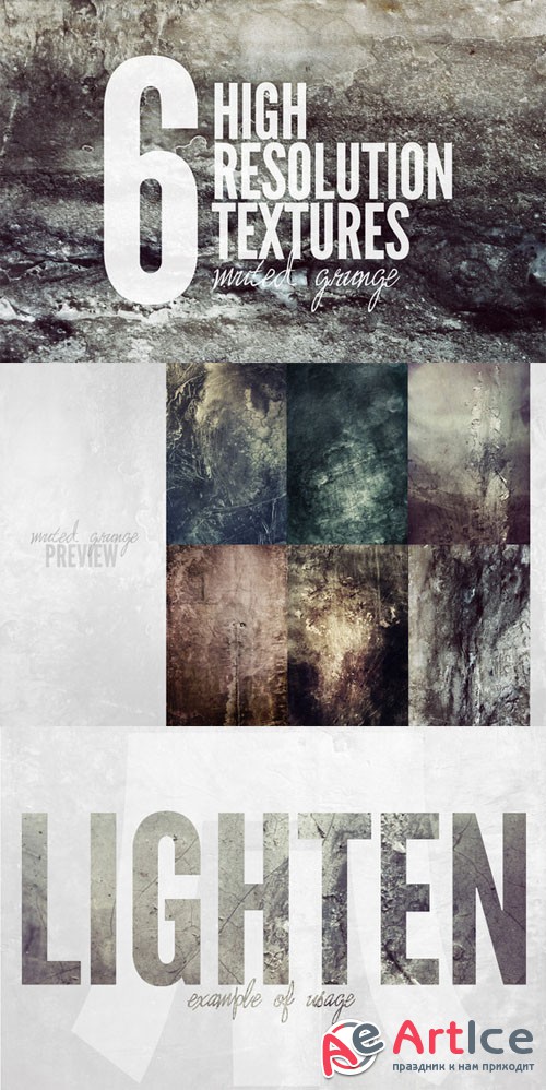 Muted Grunge - Creativemarket 163228