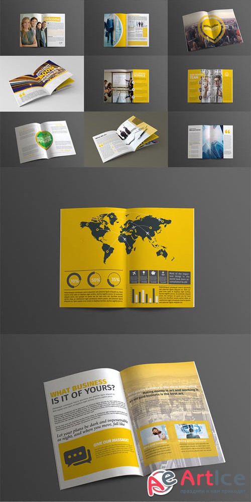 Business Brochure 32 Pages - Creativemarket 196724