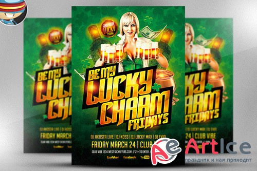 Be My Lucky Charm St. Patrick's Day - Creativemarket 21830