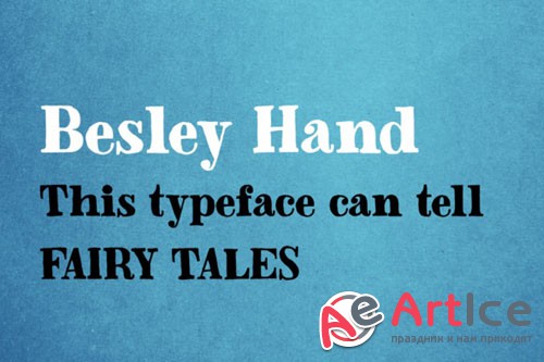 Besley Hand Font - Creativemarket 12283