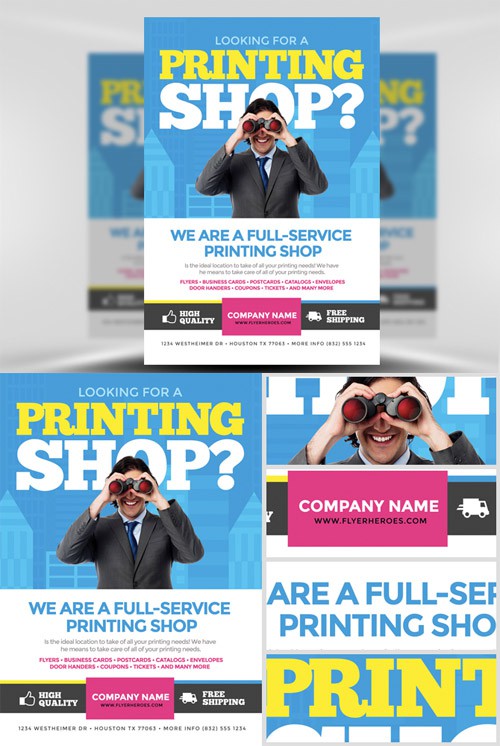 Printing Services Flyer Template