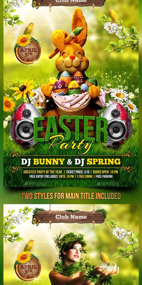 Spring and Easter Flyer Template