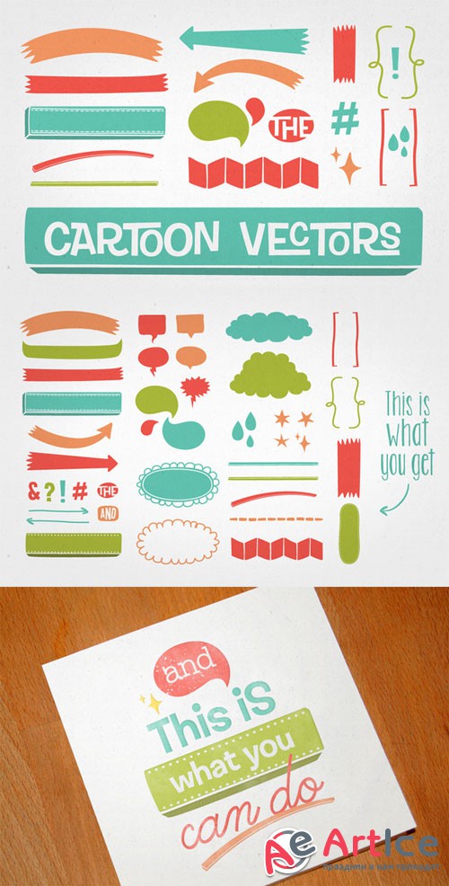 Cartoon Vectors - Creativemarket 6507