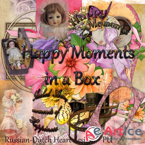 Scrap - Happy Moments in a Box JPG and PNG