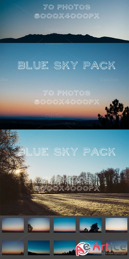 Creativemarket Blue Sky Pack 141002