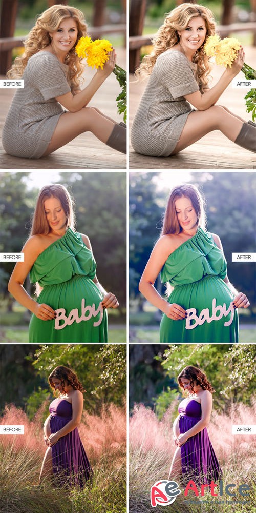 Creativemarket Pregnancy Lightroom Presets 147712