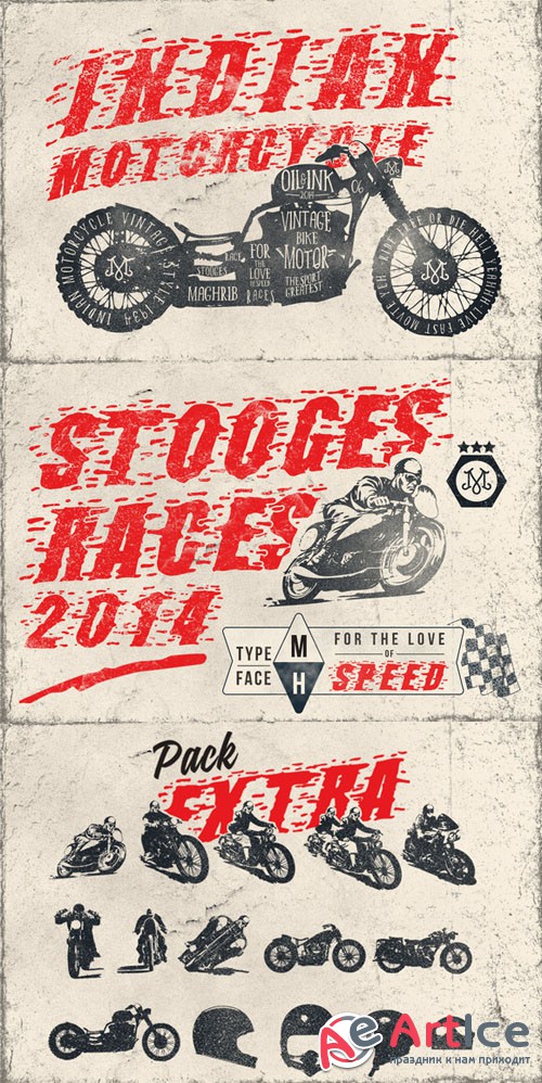 Creativemarket Stooges Races 63147