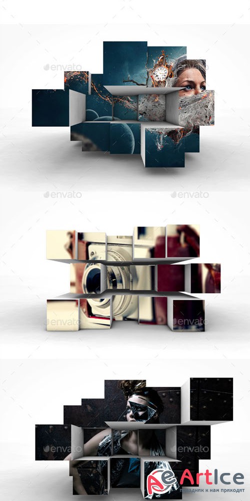 3D Photobox Template - Graphicriver 9571901
