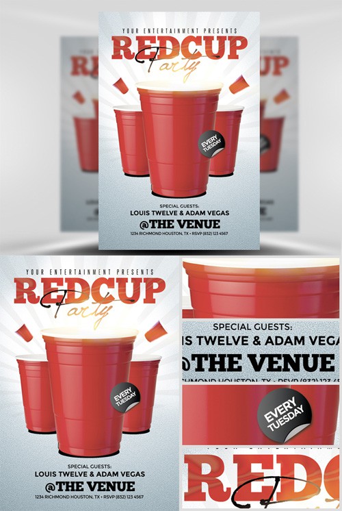 Flyer Template - Red Cup 2
