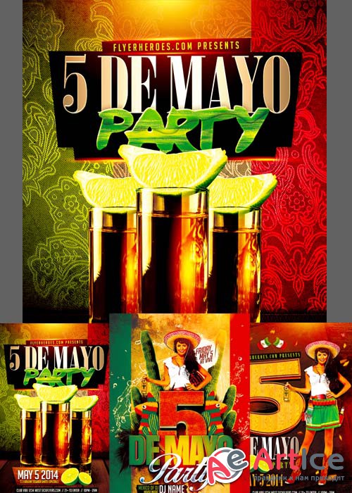 Mexican Party Flyer part 1