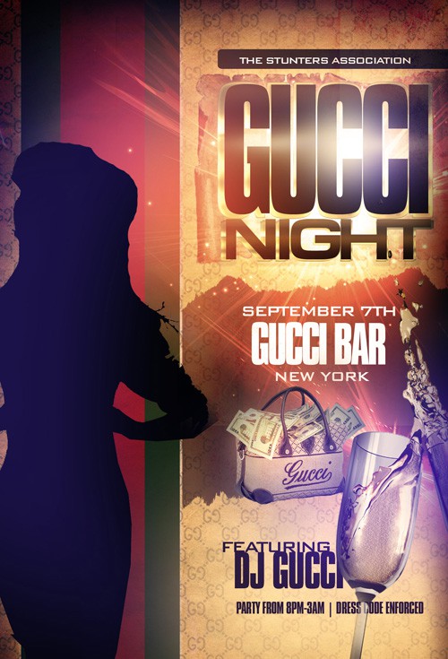 Flyer Template - Gucci Night 