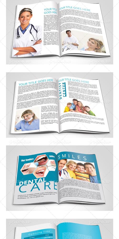 Dentist Brochure Indesign Template