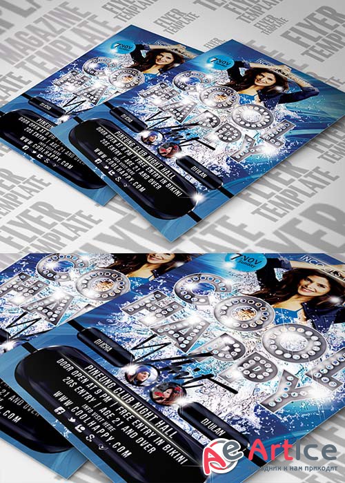 Cool Happy Flyer Template