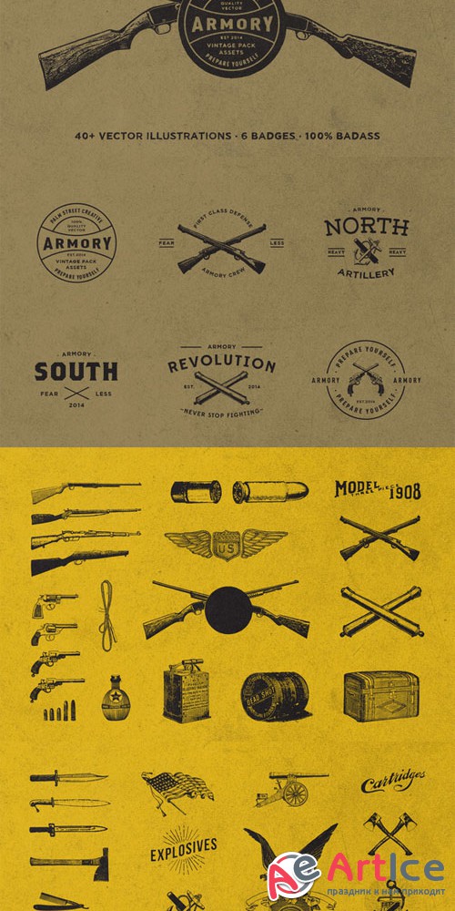 The Armory Pack - Creativemarket 60379