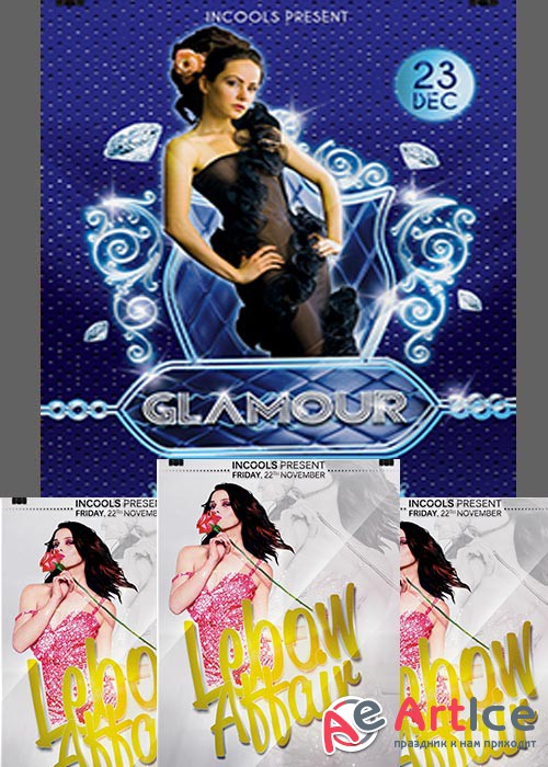 Glamour Flyer Template part 1