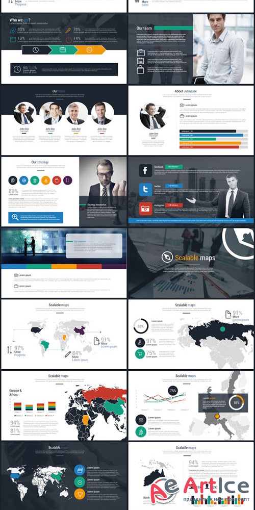Graphicriver - Leon Business Powerpoint Presentation Template 11084650
