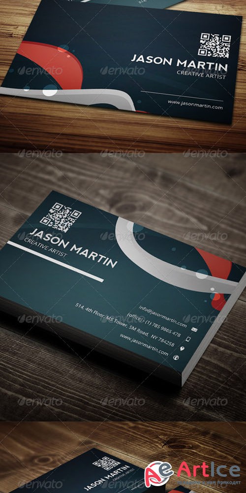 Abstract Background Creative Business Card - 16 - Graphicriver 3929798