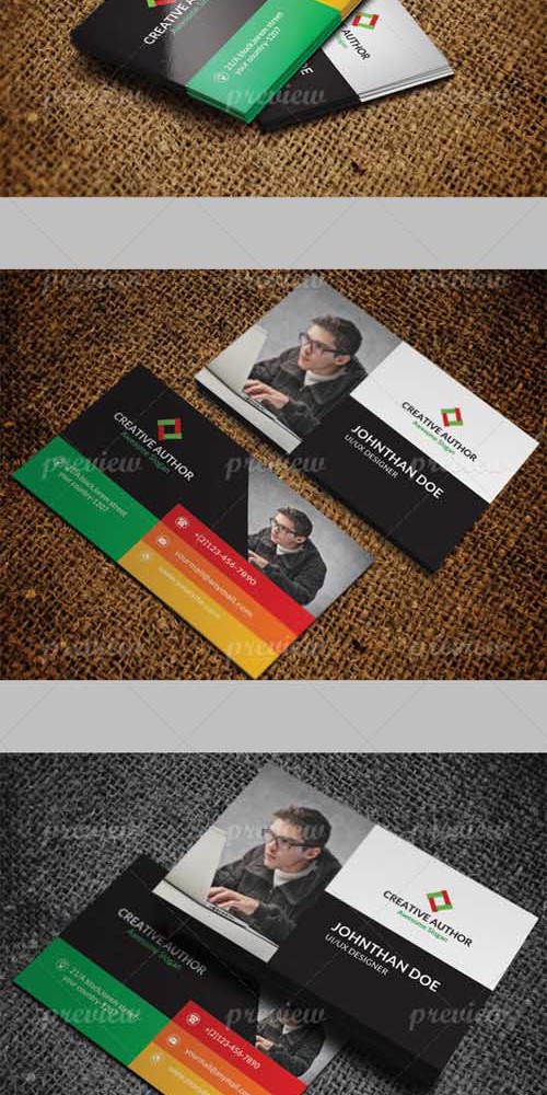 PSD - Agency Corporate Business Card