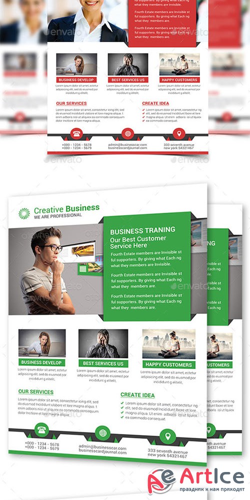 Graphicriver - Corporate Business Flyer Template 10995440