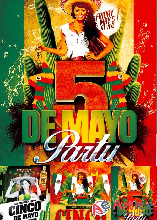 Mexican Party Flyer part 2