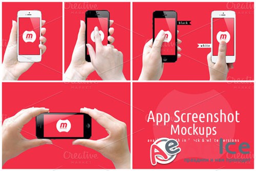 App Screenshot Mockups V1 - Creativemarket 9917