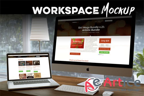 Workspace PSD Mock-Up