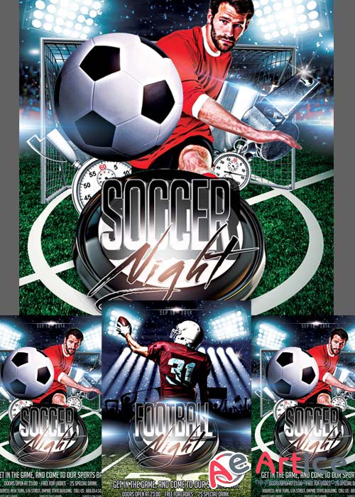 Football and Soccer Flyer