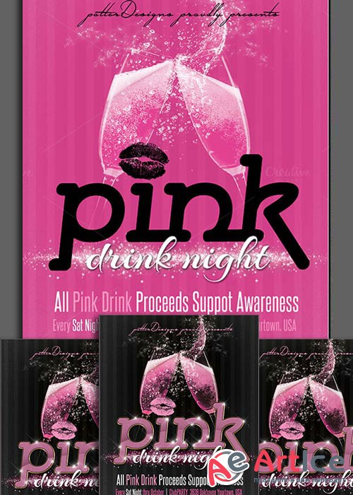 Pink Drink Night Flyer