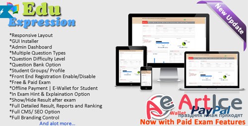 Edu Expression Online Examination System (Lite) - CodeCanyon 7910152