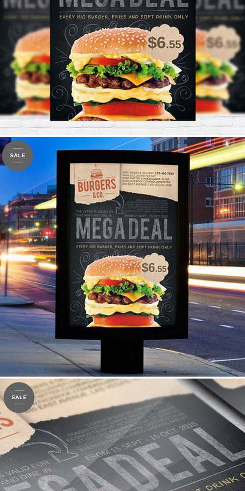 Business Flyer Psd Template - Food Promotion