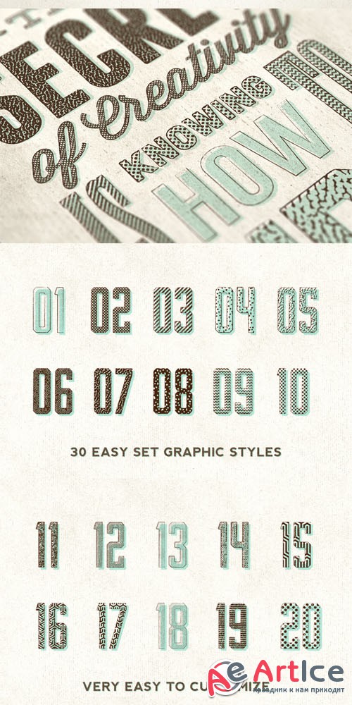 Creativemarket - Misprint Graphic Styles 41000