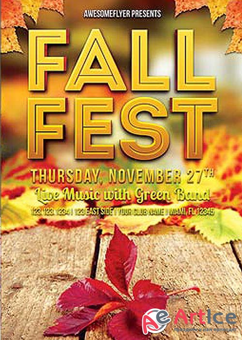 Fall Fes -Flyer Template