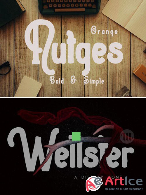 Wellster Handdrawn Typeface - Creativemarket 420729