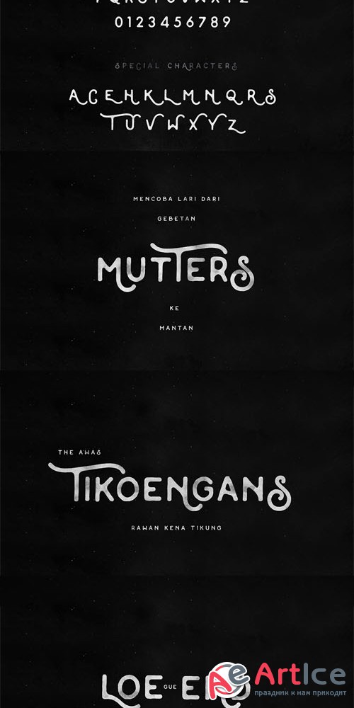 Moabhoers Vintage Font