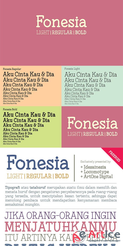 Fonesia Handdrawn Font